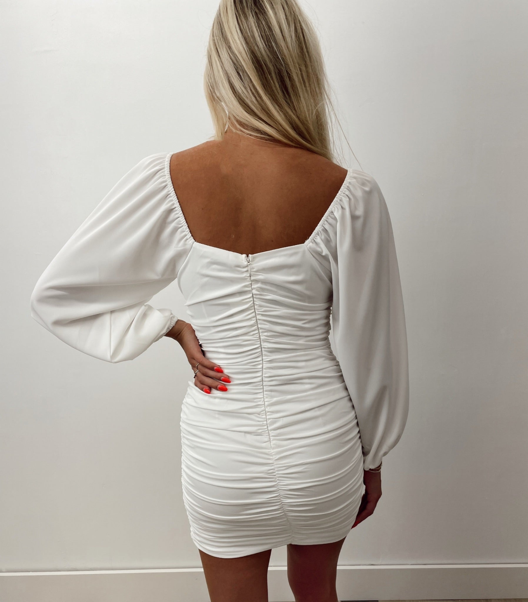 Rhea Mini-White Dress