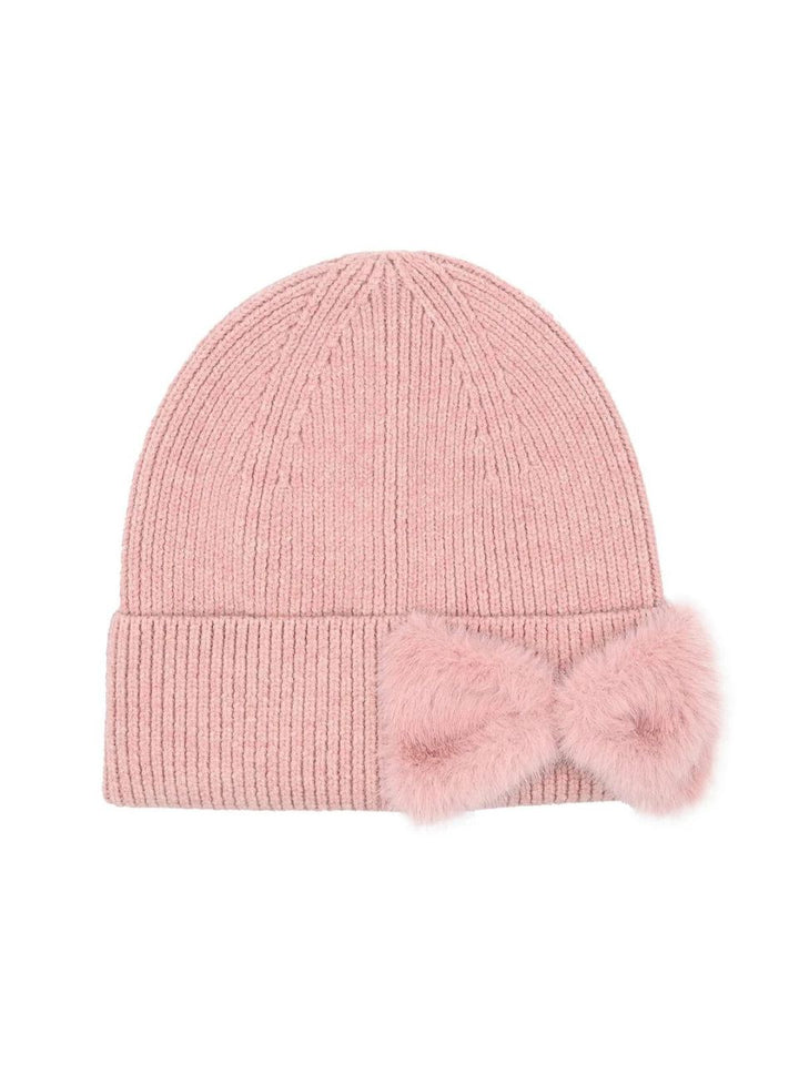 C.C Hat Rose Pink with Fuzzy Bow