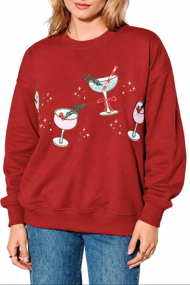 Christmas Cocktail Sweatshirt