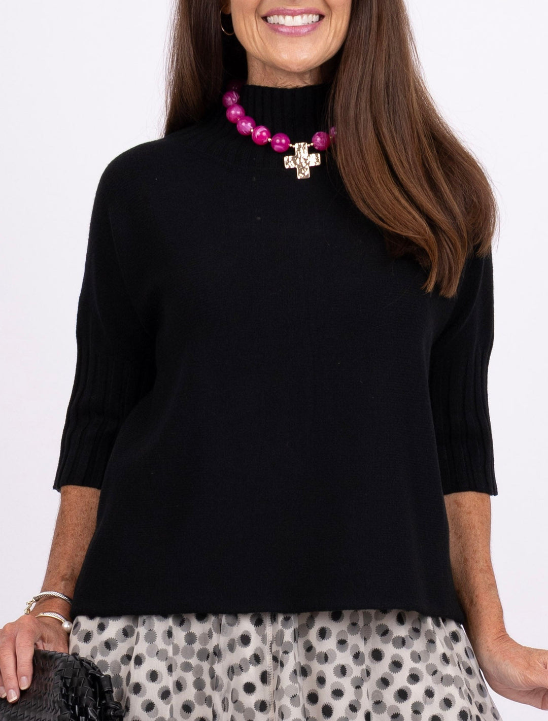 The Maple Turtleneck - Black