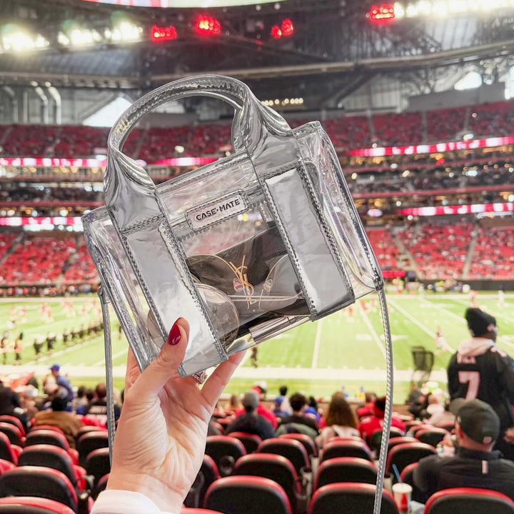 Case-Mate Silver Clear Stadium Bag