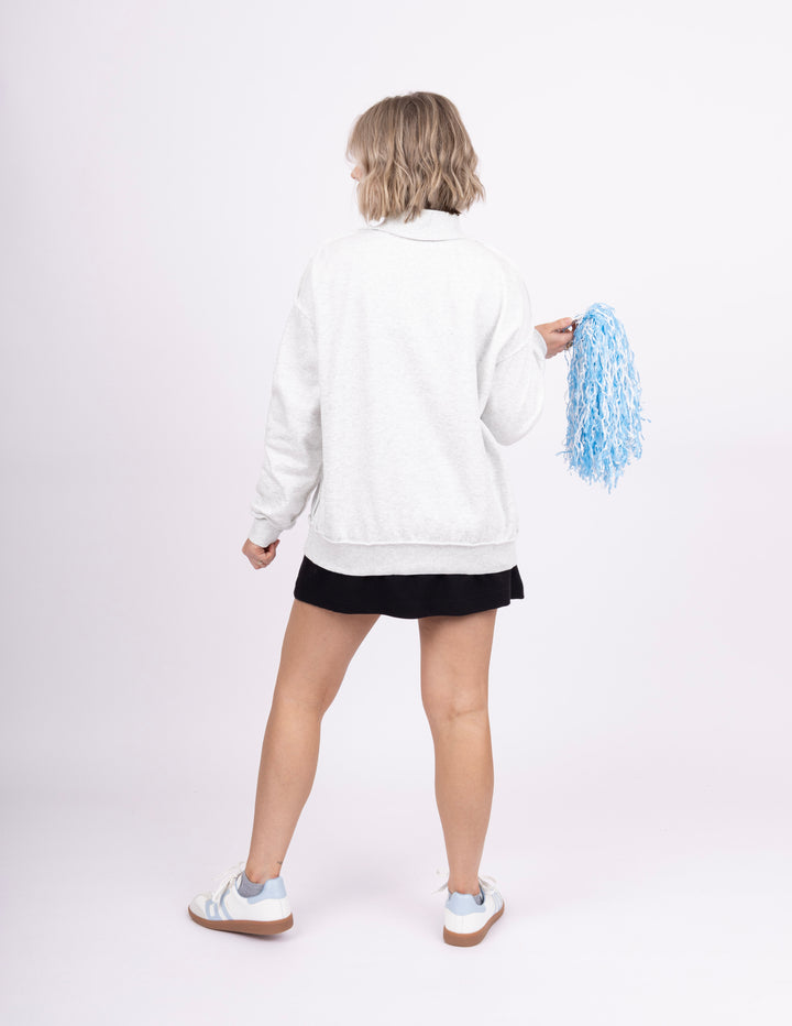 Reversible Mock Neck Sweatshirt - Carolina/GDTBATH