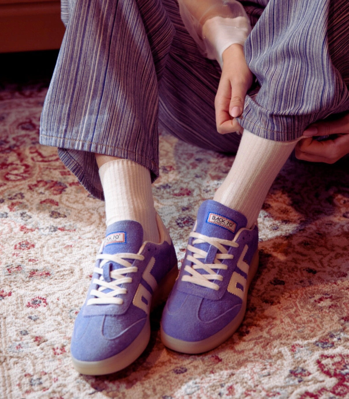 BACK 70 - BOSTON 2505 in BLUE Sneakers – Hip Chics Boutique
