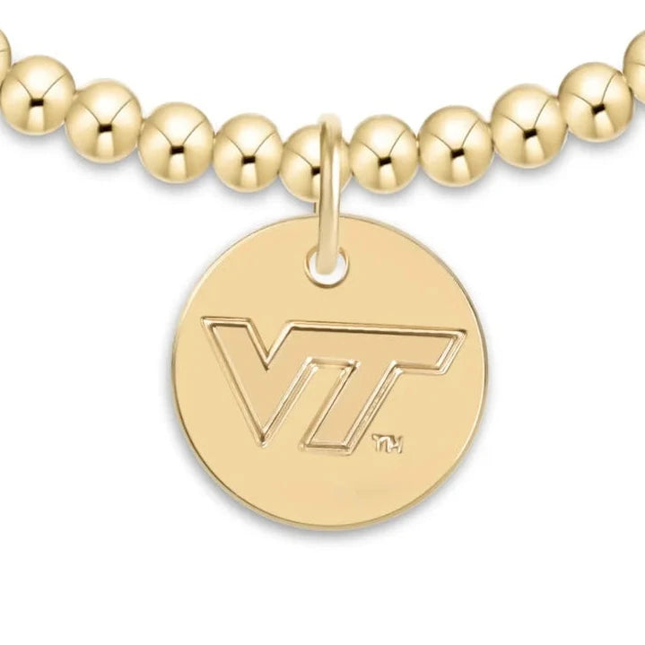 enewton ecollegiate Classic Gold 3mm Bracelet - Virginia Tech