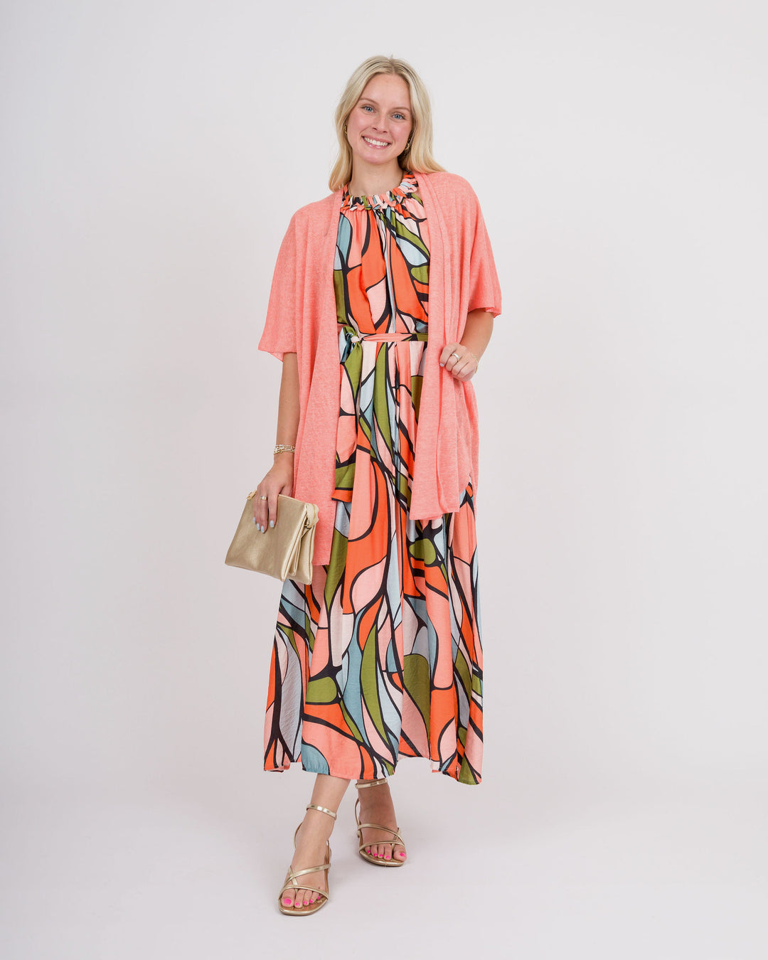 Coral Hacci Kimono