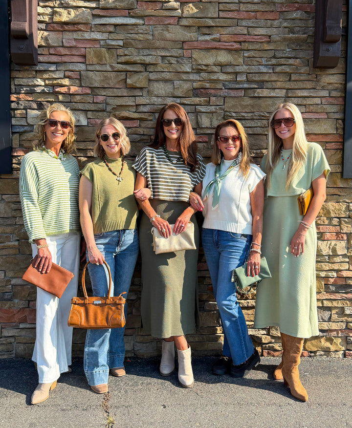 Desert Sage Cloudy Knit Dress