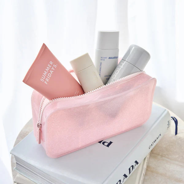 Jelly Makeup Bag - Pink