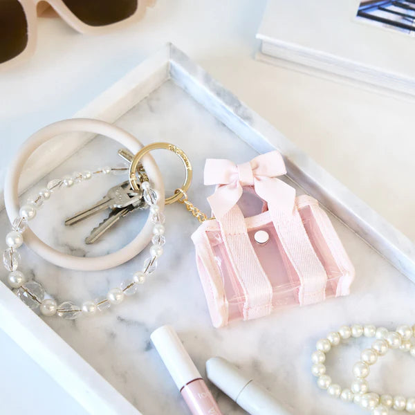 Case-Mate Jelly Tote Bag Keychain - Pink