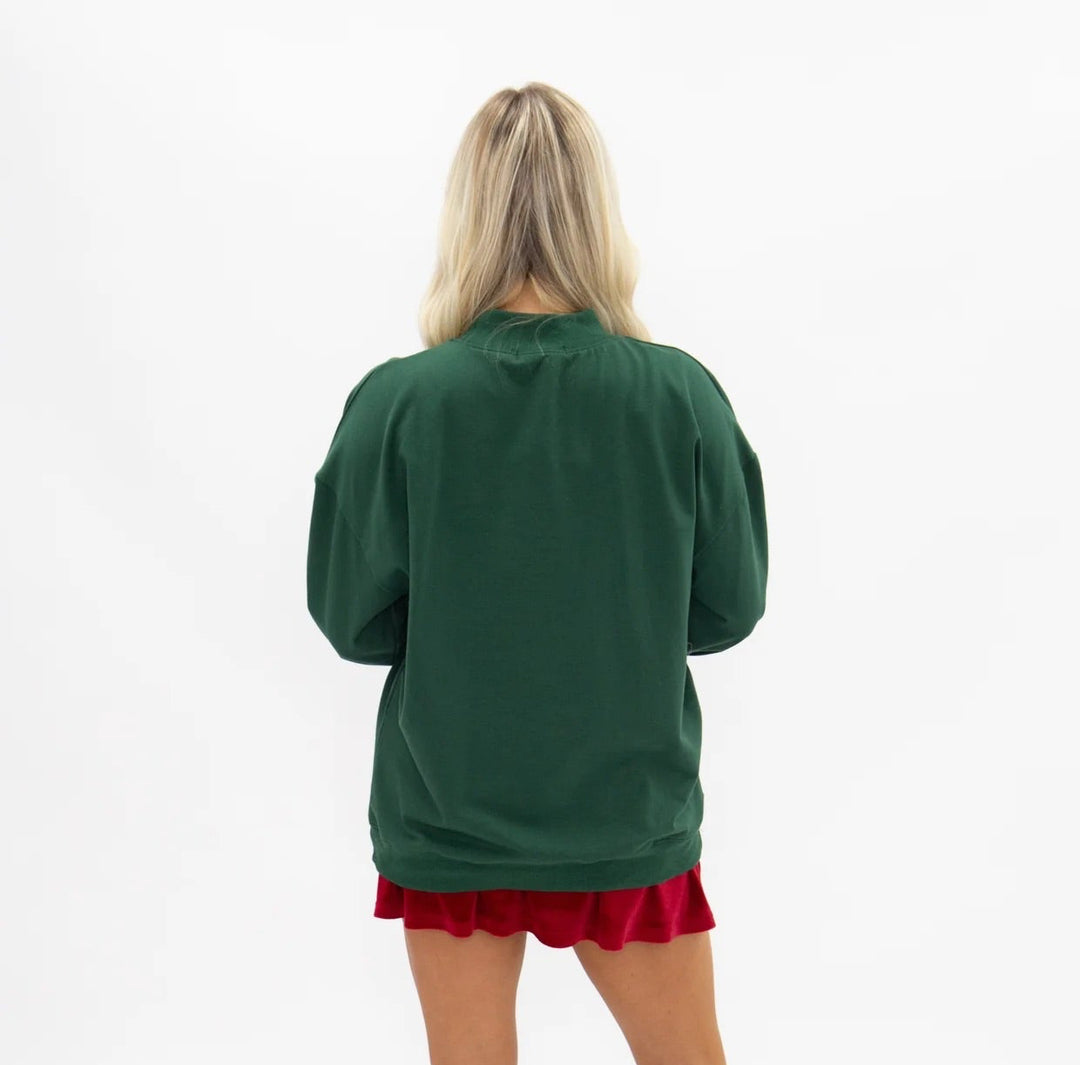 Chenille Jolly Green Shirt