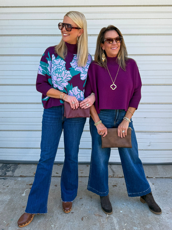 Kerisma Peony Aja Sweater - Aubergine