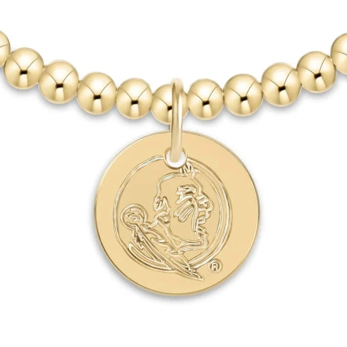 enewton ecollegiate Classic Gold 3mm Bracelet - Florida State University