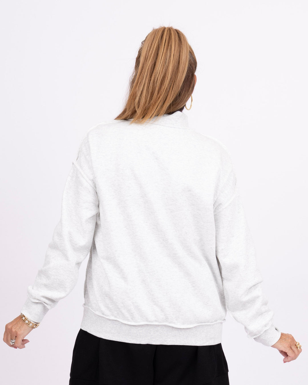 Reversible Mock Neck Sweatshirt - West Forsyth/Titans