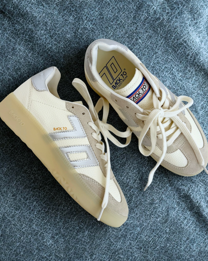 BACK 70 - BOSTON 2502 in METALLIC SILVER Sneakers