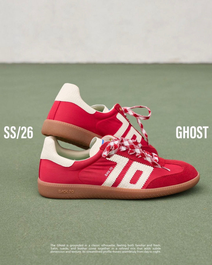 BACK 70 - GHOST in RED Sneakers