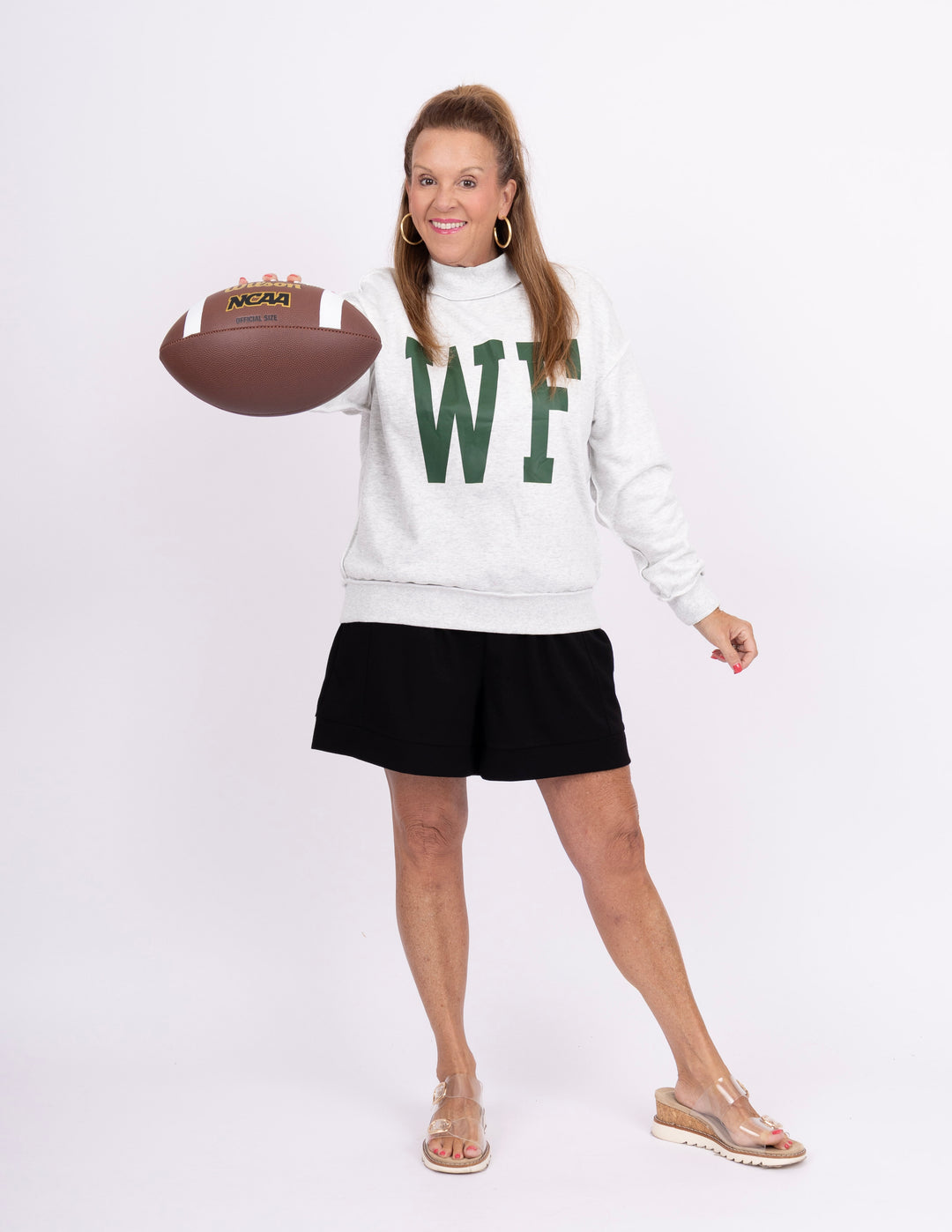Reversible Mock Neck Sweatshirt - West Forsyth/Titans