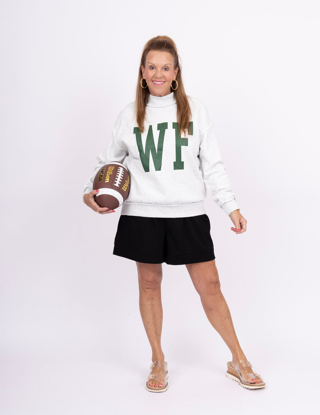 Reversible Mock Neck Sweatshirt - West Forsyth/Titans