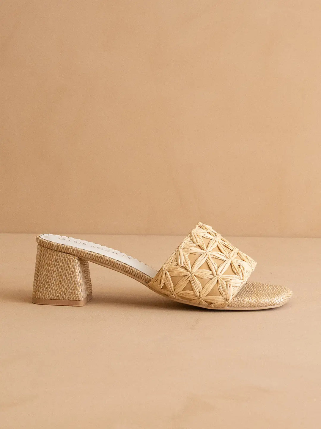 The Winona Heel - Raffia