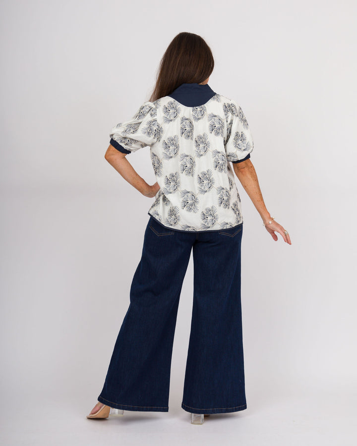 Embroidered Top - Off-White