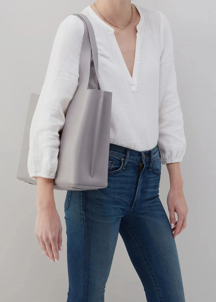 HOBO Vida Tote - Morning Dove Grey-Final Sale
