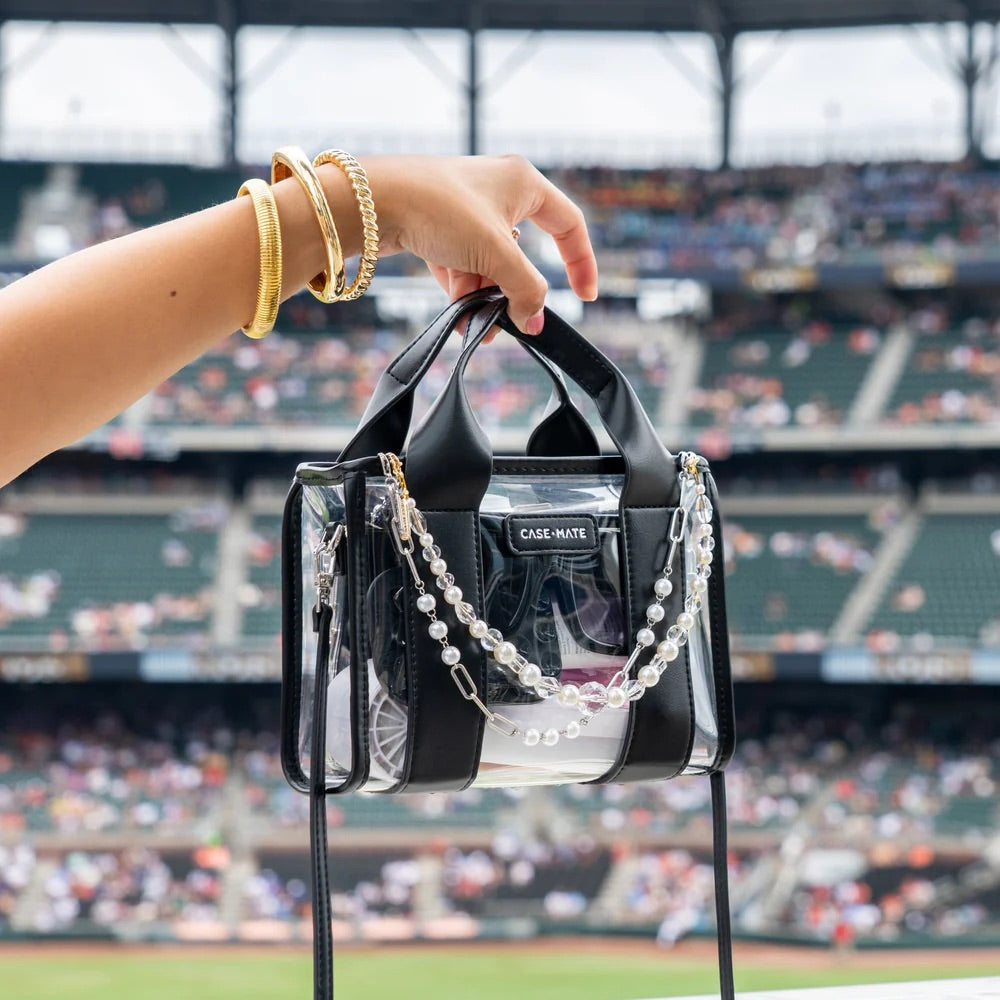 Case-Mate Black Clear Stadium Bag