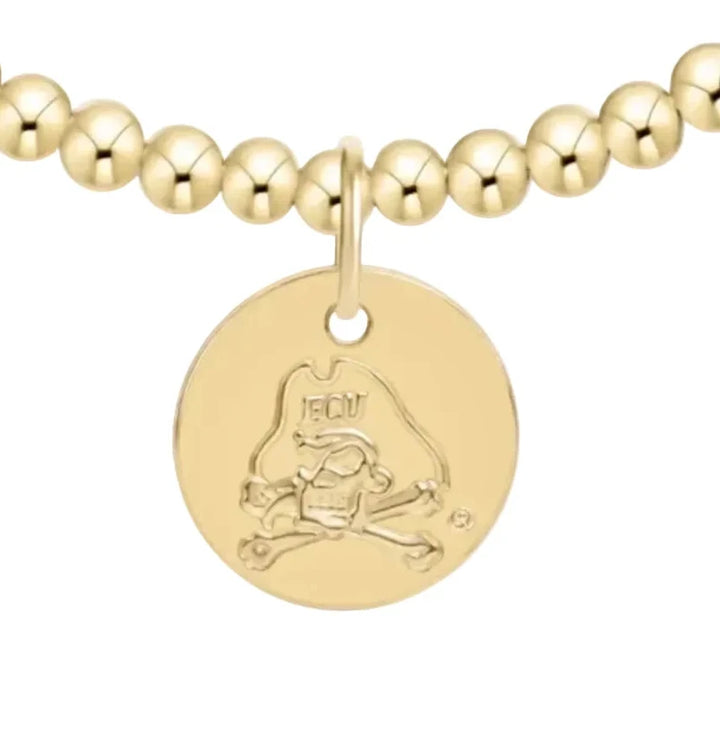 enewton ecollegiate Classic Gold 3mm Bracelet - ECU