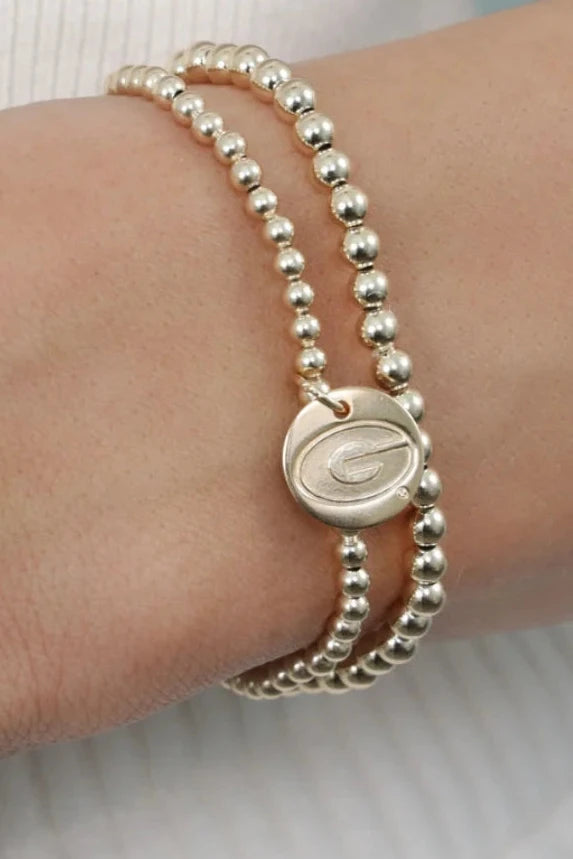 enewton ecollegiate Classic Gold 3mm Bracelet - University of Georgia