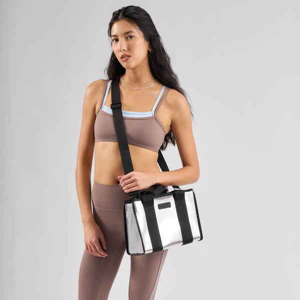 Silver Chrome Mini Jelly Tote