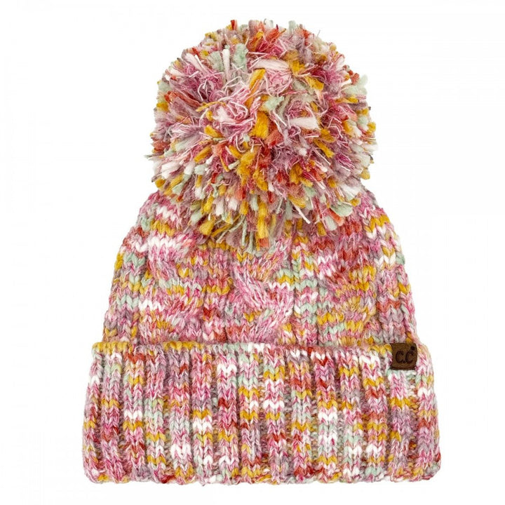 C.C Beanie Multi Pink Mix