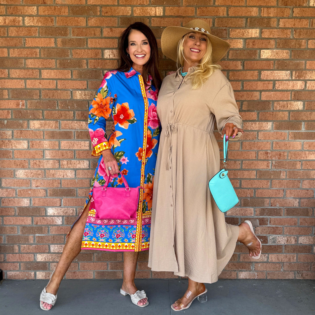 Brenda Midi Dress Camel