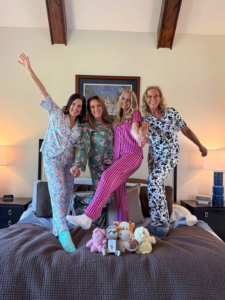 Ruffle Green Cherry Pajamas
