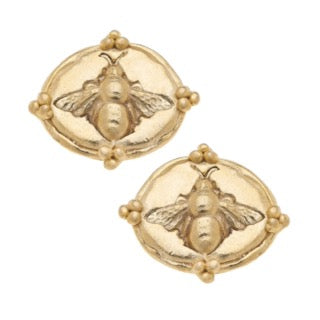 Accent Gold Bee Studs