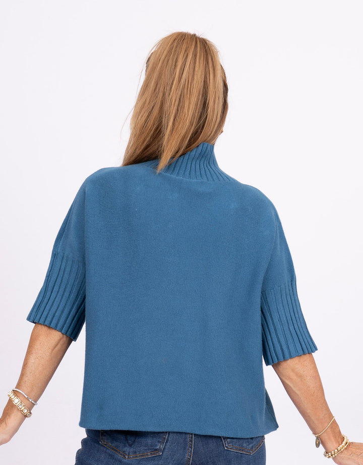 The Maple Turtleneck - Teal