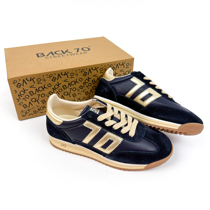 BACK 70 - JOGGER N in NAVY GOLD Sneakers