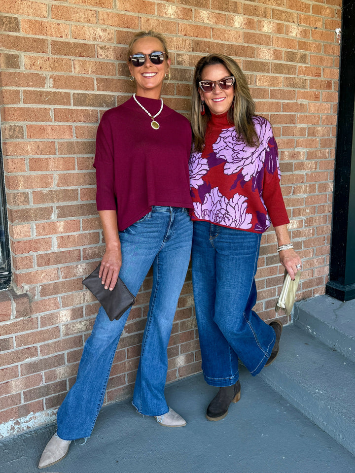 Kerisma Peony Aja Sweater - Lunar Red