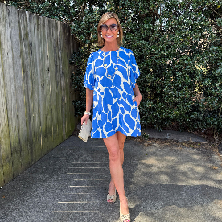 Caloveto Dress - Cerulean