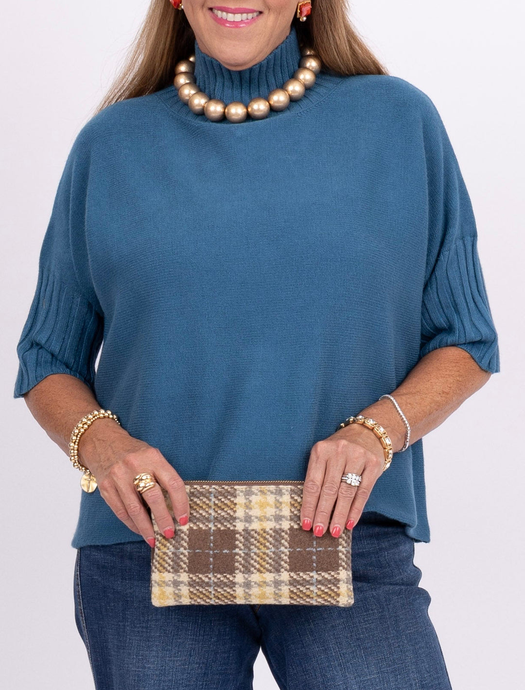 The Maple Turtleneck - Teal