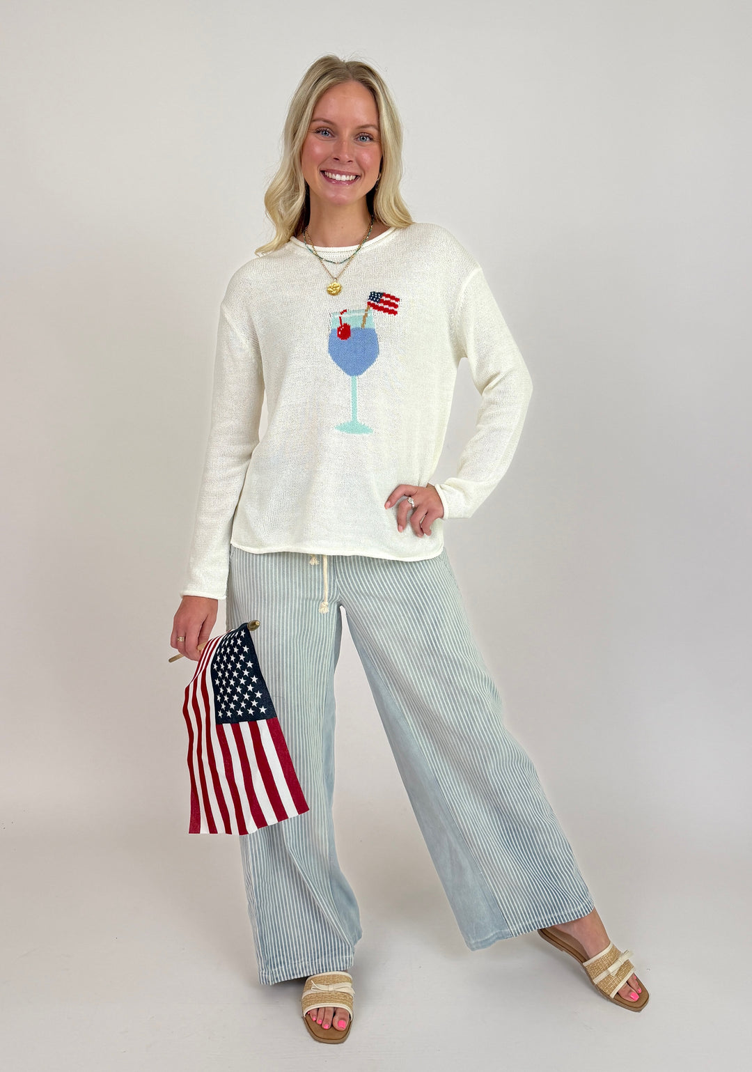 USA Cocktails Sweater