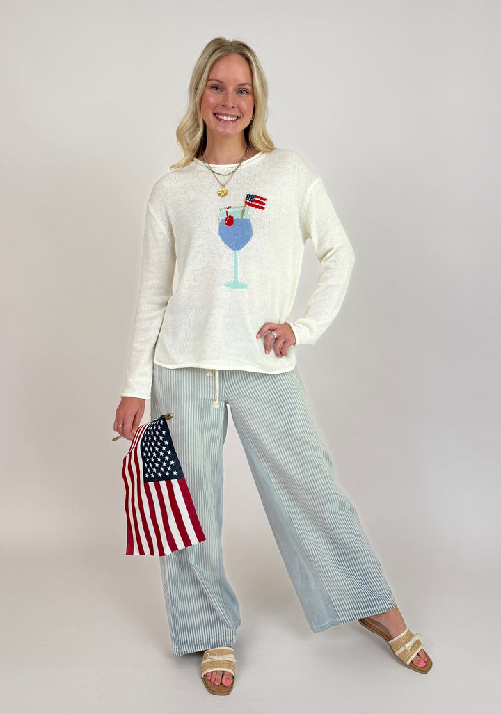 USA Cocktails Sweater
