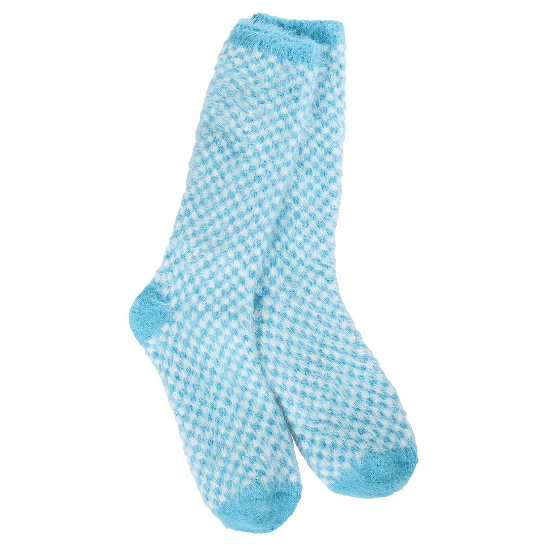 World Softest Sock - Blue Check