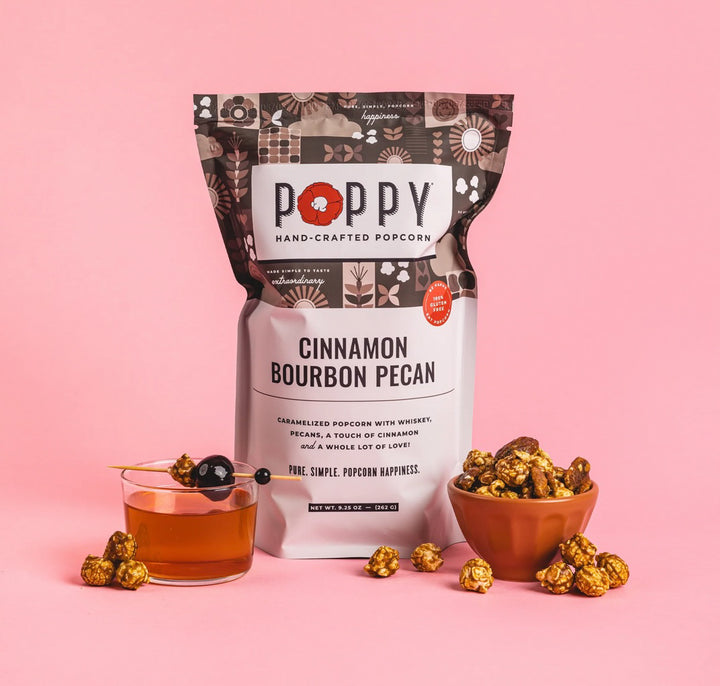 Poppy Popcorn - Cinnamon Bourbon Pecan