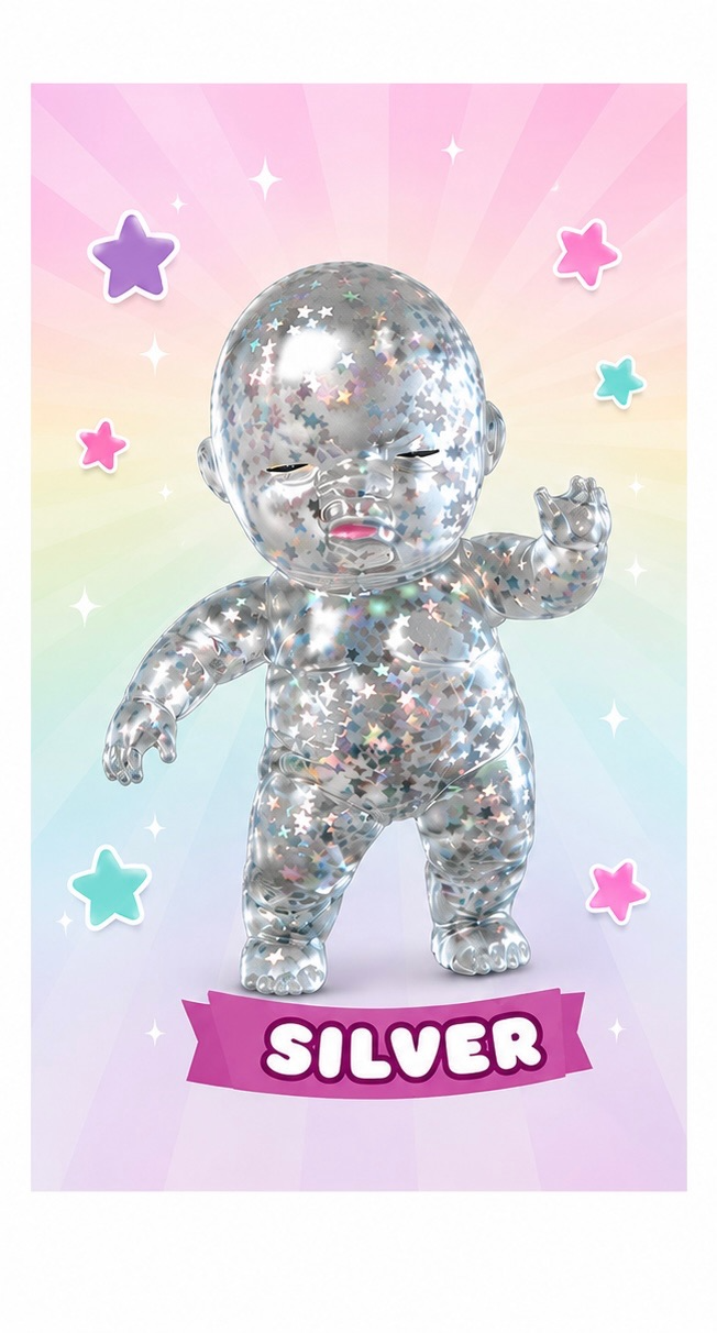 Sugar Swaps Onesies - Silver