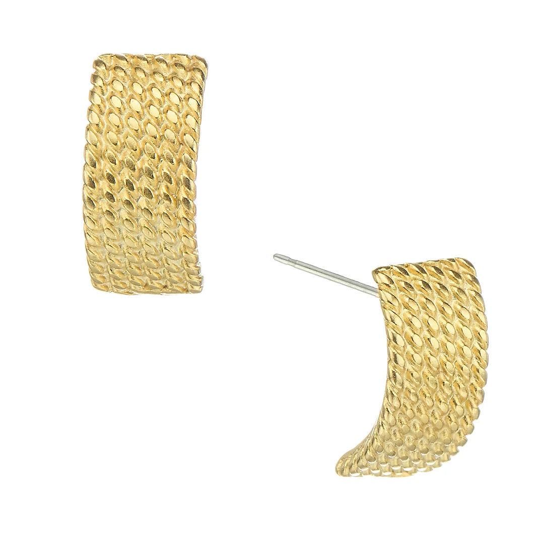 Susan Shaw Lee Demi Hoops - Gold