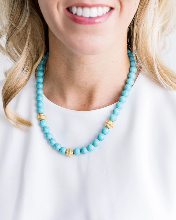 Susan Shaw Bailey Necklace - Turquoise