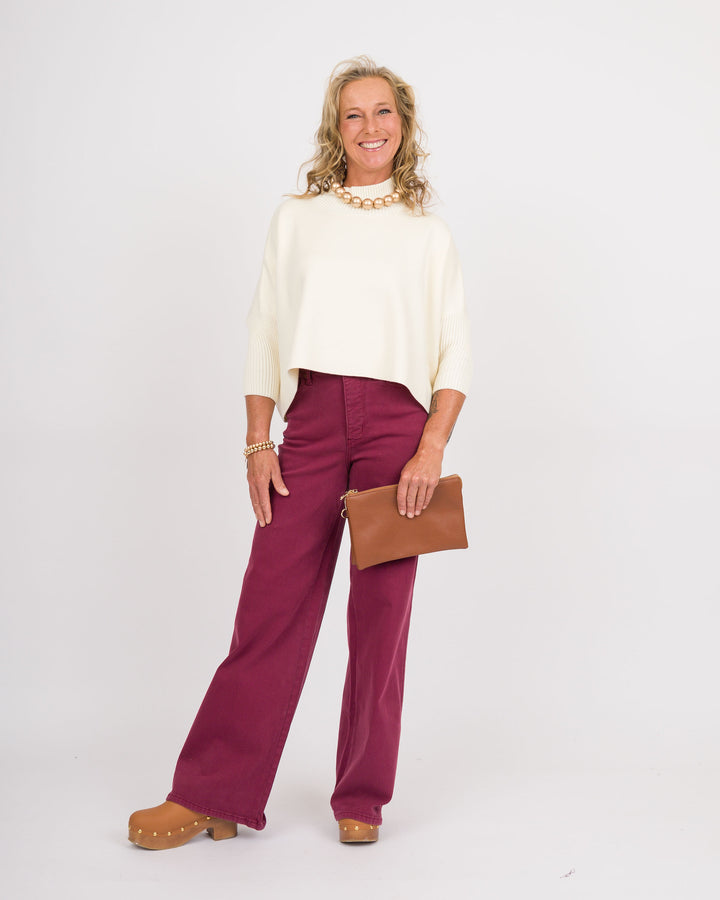 Judy Blue HW Tummy Control LUX Retro Wide Jeans