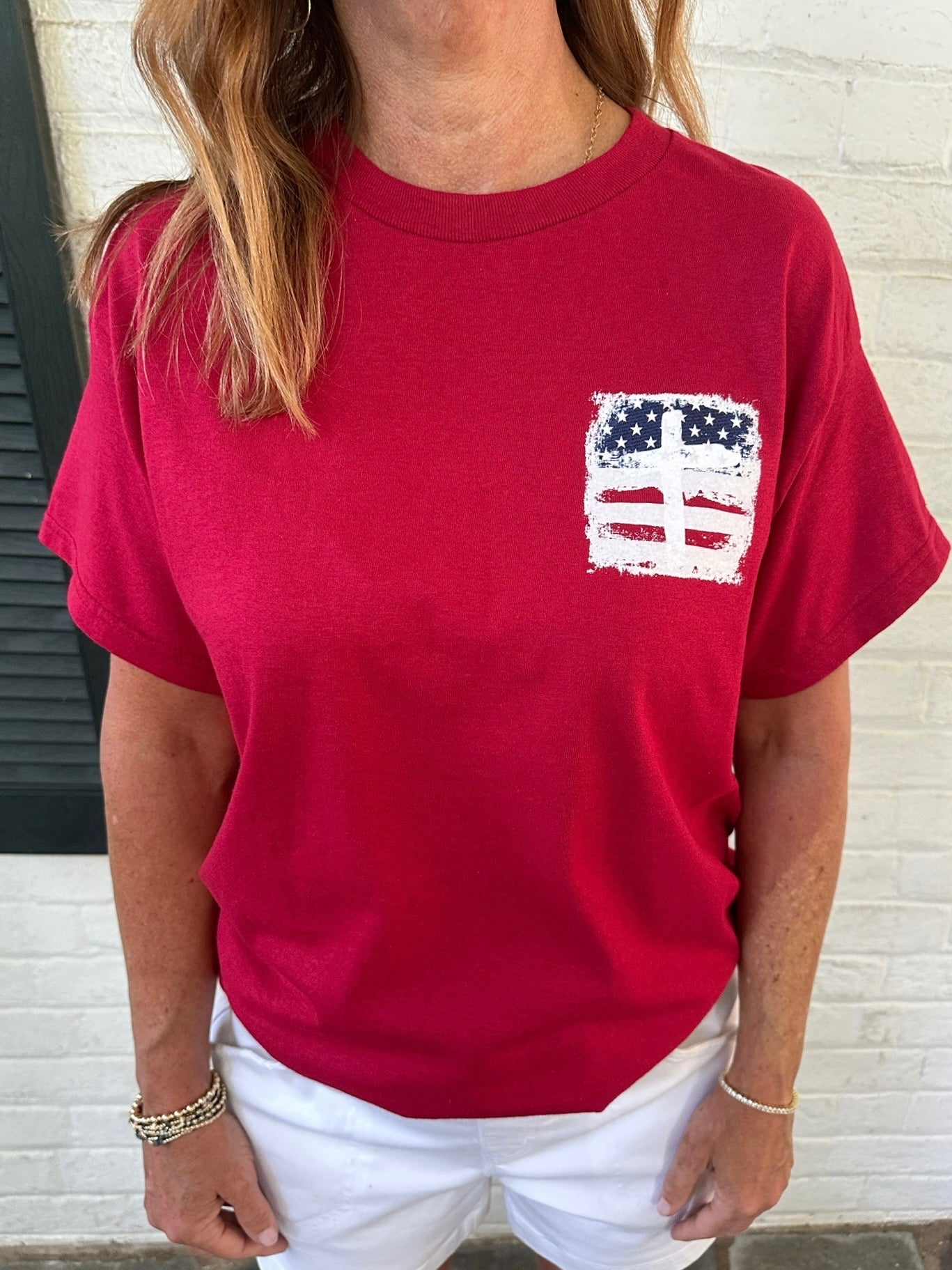 One Nation Red Tee