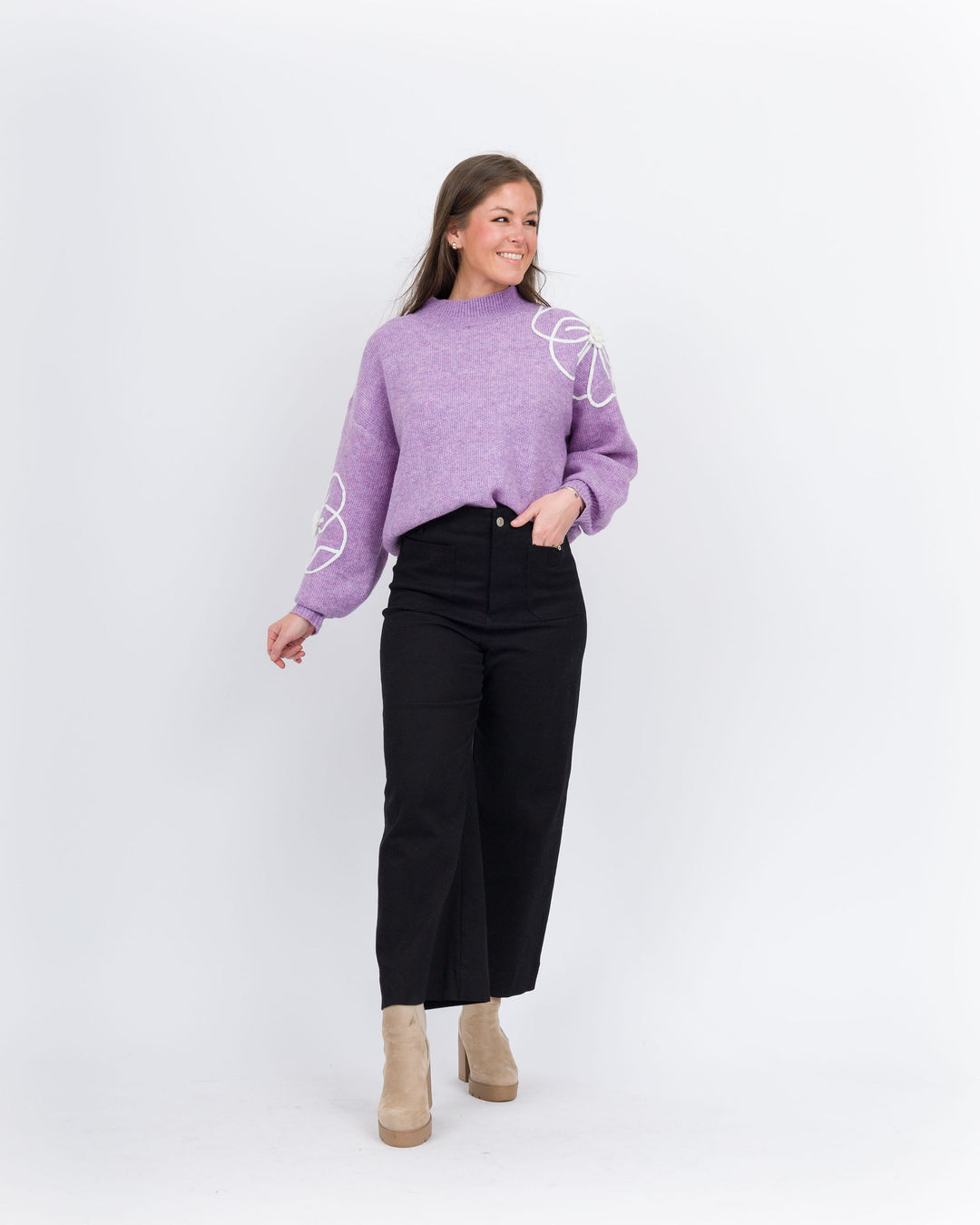 Waverly Sweater - Lavender