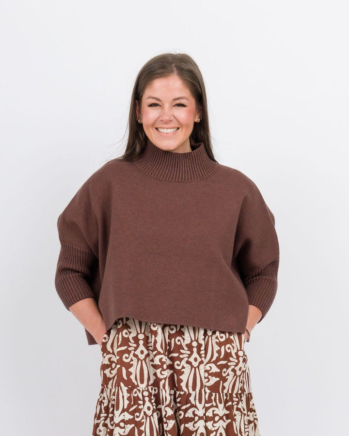 Kerisma Aja Sweater Heather Brown