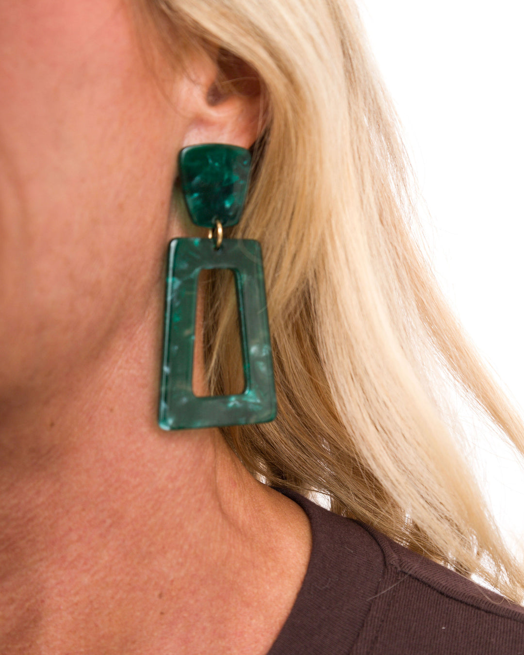 Linny Co-Kennedy Earrings Forest Green