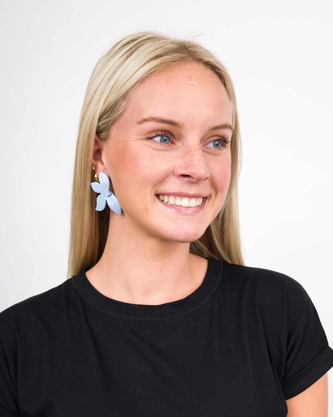 Linny Co- Fern Bluebell Earrings-Final Sale