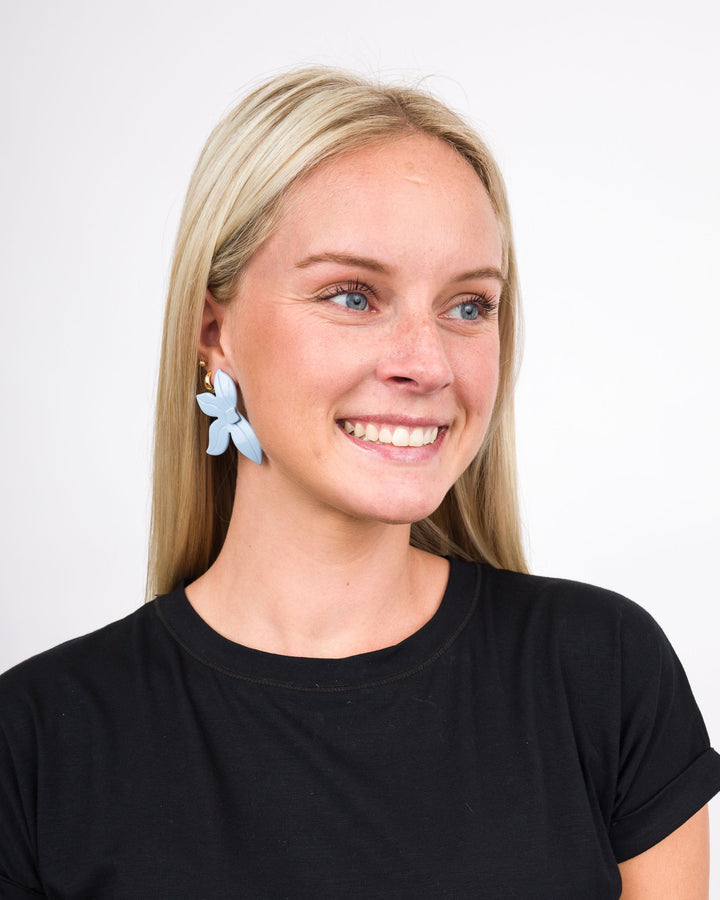 Linny Co- Fern Bluebell Earrings-Final Sale